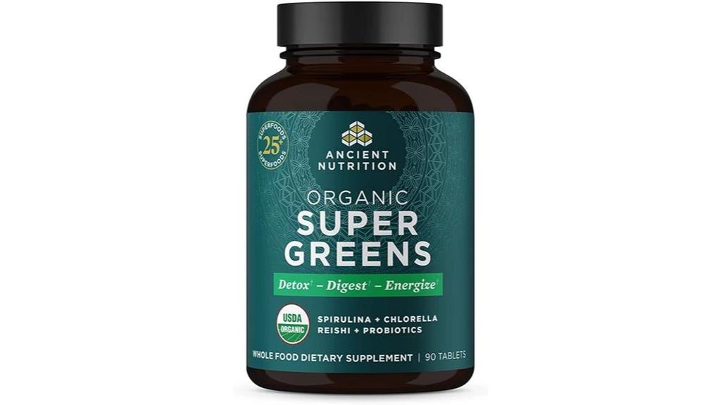 Super Greens Probiotics Tablets