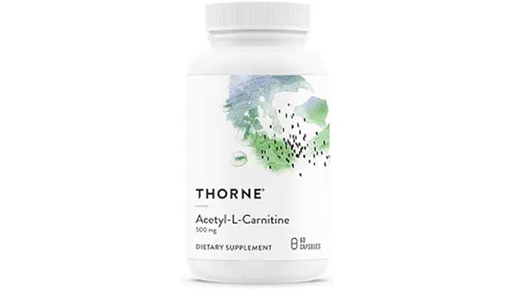 10 Best 1St Phorm L-Carnitine Products To Boost Your Fitness Journey 3 Thorne Acetyl L Carnitine Capsules