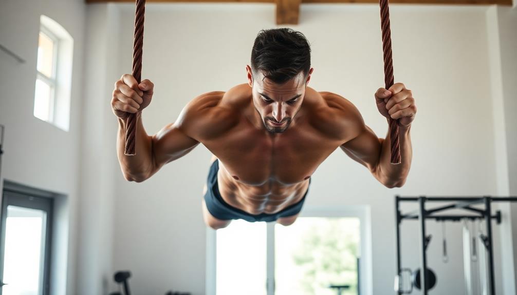 top wooden gymnastics rings