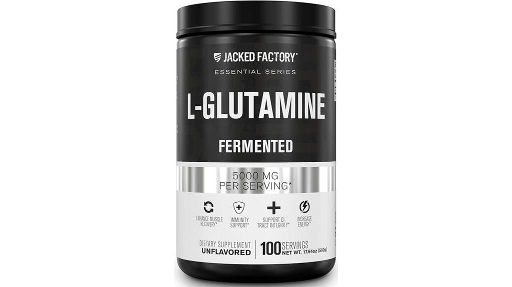 Unflavored L Glutamine Supplement