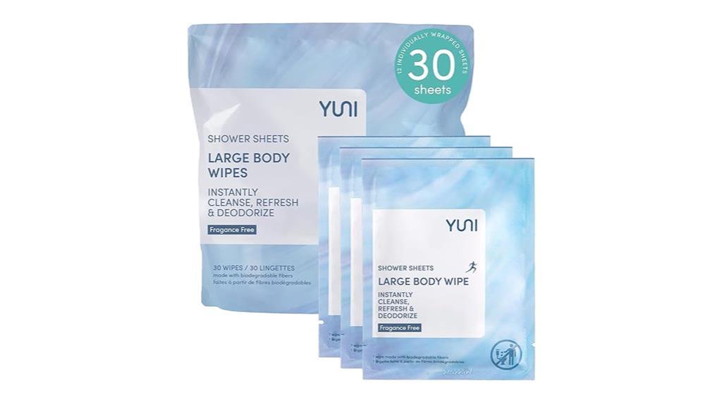 Unscented Large Body Wipes