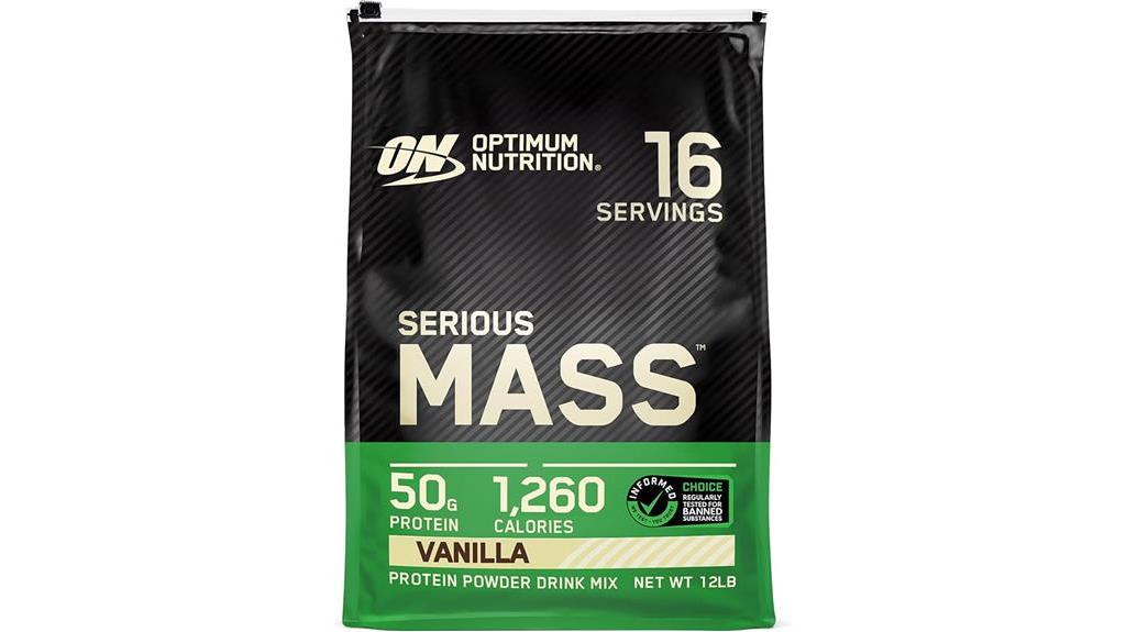 5 Best Mass Building Supplements 4 Vanilla Weight Gainer Powder