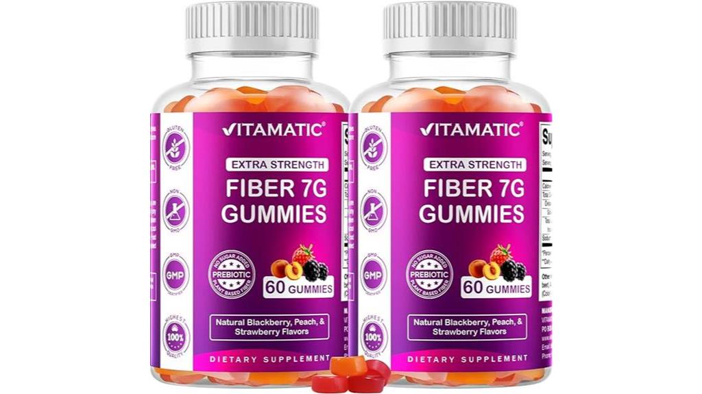 5 Best Vitafusion Fiber Weight Management Products To Help You Stay On Track 1 Vitamatic Adult Fiber Gummies