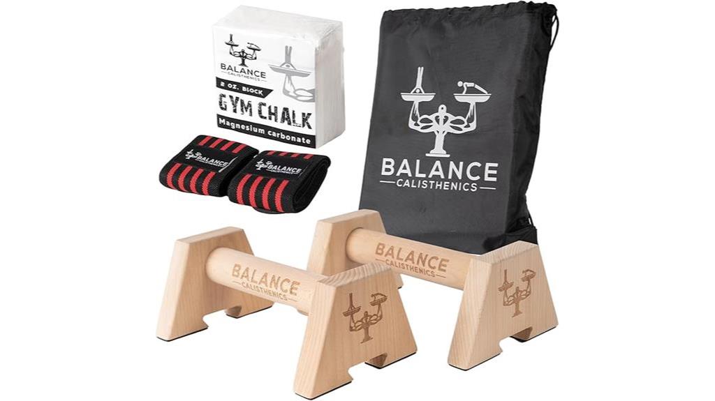 10 Best Parallettes For Calisthenics 7 Wooden Parallettes Push Up Bundle