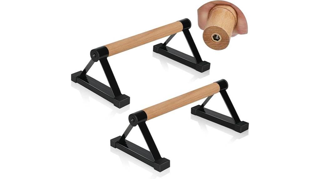10 Best Parallettes For Calisthenics 10 Wooden Push Up Bars Fitness