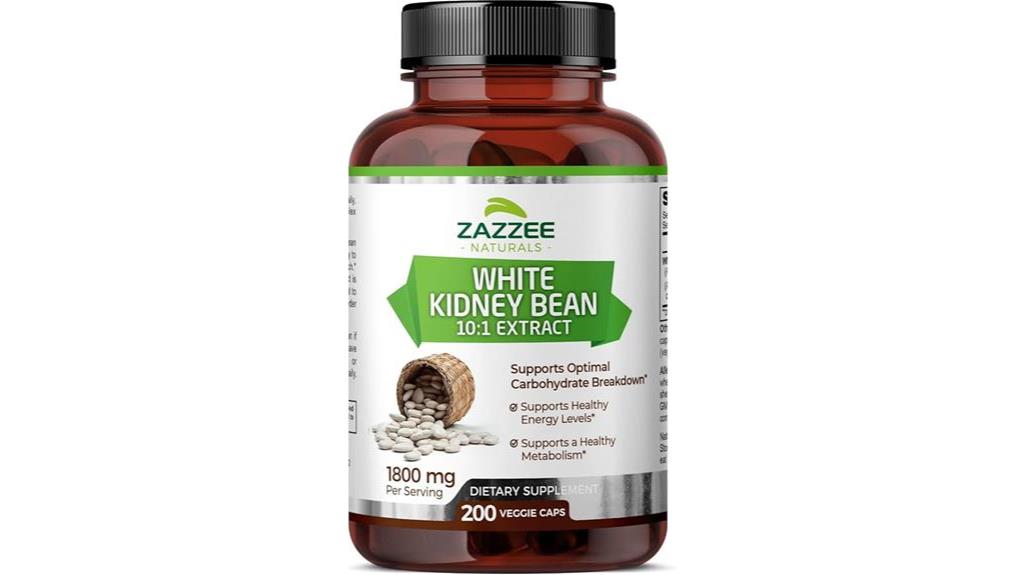 10 Best Natural Carb Blockers That Can Help You Manage Your Weight Effortlessly 3 Zazzee White Kidney Extract